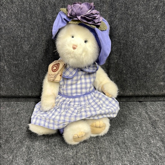 Boyds Bears Other - Boyd’s Plush Cat with Purple Dress and Hat